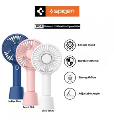 Kipas Angin Portable Spigen Mini Fan Tquens H900 USB Kipas Genggam