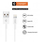 Cable USB A To Lightning Cable 2.4A Spigen C10LS MFI PD Fast Charging