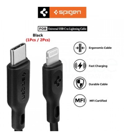 Spigen C10CL MFi Durable Small PD Kabel USB C To USB Lightning